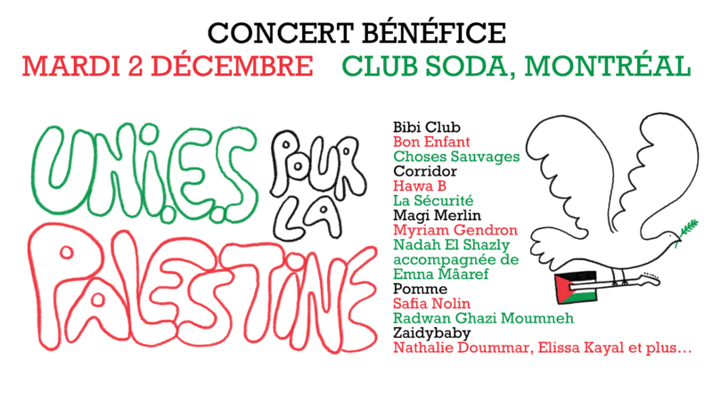 Concert palestine point de vente